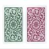 Copag 1546 Design 100% Plastic Playing Cards, Bridge Size (Narrow) Green/Burgundy (Jumbo Index, 6 Sets) view 4