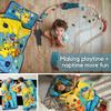 Pokemon Anime 24"(W) X 45"(L) Soft Toddler Nap Mat with Pillow and Blanket Perfect for Preschool, Daycare, and Travel (100% Official Licensed Product) view 3