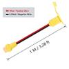 CERRXIAN 3.2ft 12AWG XT60 Male to Female Mount Panel Cable XT60 Male Plug with Mout Panel to Female Wire for RC Lipo Battery FPV Drone view 4