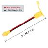 CERRXIAN 1ft 12AWG XT60 Male to Female Mount Panel Cable XT60 Male Plug with Mout Panel to Female Wire for RC Lipo Battery FPV Drone view 4