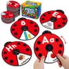 Coogam Interactive Alphabet Learning Toy, ABC Number Letters Spinning Game, Sight Words Animal Pattern Ladybug Cards, Montessori Educational Toy Gift for 3 4 5 Year Old Baby Toddlers view 1