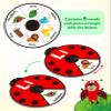Coogam Interactive Alphabet Learning Toy, ABC Number Letters Spinning Game, Sight Words Animal Pattern Ladybug Cards, Montessori Educational Toy Gift for 3 4 5 Year Old Baby Toddlers view 3