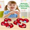 Coogam Interactive Alphabet Learning Toy, ABC Number Letters Spinning Game, Sight Words Animal Pattern Ladybug Cards, Montessori Educational Toy Gift for 3 4 5 Year Old Baby Toddlers view 4