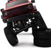 EPINON Aluminum High Clearance Chassis Links and Steering Links and Skid Plate Set for 1/24 Axial SCX24 JLU Bronco C10 Base Camp Upgrade Parts (Black) view 4