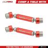 RCAWD 2X #45 Steel&Alloy Cvd Front/Rear Center Drive Shaft 45-60mm for FMS Fcx24 1-24 Crawlers Red view 2