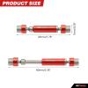 RCAWD 2X #45 Steel&Alloy Cvd Front/Rear Center Drive Shaft 45-60mm for FMS Fcx24 1-24 Crawlers Red view 3