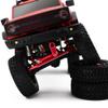 EPINON Aluminum High Clearance Chassis Links and Steering Links and Skid Plate Set for 1/24 Axial SCX24 JLU Bronco C10 Base Camp Upgrade Parts (Red) view 4