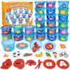 Joyreal Alphabet Learning Toys for Toddlers - 26 Alphabet Soup Sorters with 245 Flash Cards for Early Letter Awareness & Recognition - Fun Education Classroom Supplies Alphabet Sounds Teaching Games view 1