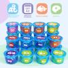 Joyreal Alphabet Learning Toys for Toddlers - 26 Alphabet Soup Sorters with 245 Flash Cards for Early Letter Awareness & Recognition - Fun Education Classroom Supplies Alphabet Sounds Teaching Games view 4