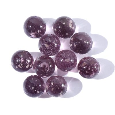 Glass Marbles Glow in The Dark Multi-Color Luminous Marbles for Kids Marble Games and DIY Home Decoration(purple)