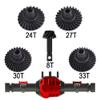 2pcs Heavy Duty Overdrive Bevel Gear, 24T/8T Bevel Gear Set for 1/10 RC Crawler Car Axial SCX10 II RGT 86100 Redcat GEN8 Element Enduro CC01 Front Rear Axle view 4