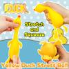 Duck Dough Ball Fidget Toys 1 Pack - Squishy Stress Balls for Kids and Adults - Squishy Squeeze Ball Toys, Soft Animal Squish Stretch Ball, Ideal for Anxiety Relief, Improve Focus, Relax view 3