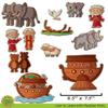 Playtime Felts Noah Builds an Ark | PRECUT Ready to Play Colorful & Durable Felt Pieces for Toddlers, Preschool & Kindergarten | Reusable Felt Board Stories view 4