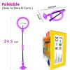 Birthday Gift for Boys & Girls Age 5 6 7 8 9 10 Years, Ankle Skip Ball with Colorful Flash Wheel, Sports Fitness Outside Toys for Kids & Adults view 3