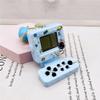 Pendant Keychain Retro Classic Game Console Playable Electronic Miniature Handheld Mini Games Machine with Keychain Ring Gift (F6) view 3