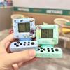 Pendant Keychain Retro Classic Game Console Playable Electronic Miniature Handheld Mini Games Machine with Keychain Ring Gift (F6) view 4