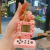 Pendant Keychain Retro Classic Game Console Playable Electronic Miniature Handheld Mini Games Machine with Keychain Ring Gift (G6) view 2