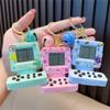 Pendant Keychain Retro Classic Game Console Playable Electronic Miniature Handheld Mini Games Machine with Keychain Ring Gift (G6) view 4