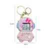 Pendant Keychain Retro Classic Game Console Playable Electronic Miniature Handheld Mini Games Machine with Keychain Ring Gift (A6) view 2