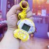 Pendant Keychain Retro Classic Game Console Playable Electronic Miniature Handheld Mini Games Machine with Keychain Ring Gift (D6) view 2