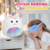 BSTAOFY Cute Unicorn Soft Plush Pillow with Removable Eye Mask Squishy Unicorn Stuffed Animal Cushion Hugging Nap Pillow Valentines Christmas Holiday Birthday Gifts for Toddlers Kids, 12 view 3