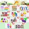 Dilycery 107 PCS Party Favors Toys, Treasure Box Toys for Classroom, Pop Fidget Toys Treasure Chest for Kids Prizes Classroom, Bulk Pinata Stuffers Goodie Bag Fillers for Kids 4-8 view 2