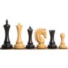 Royal Chess Mall - 4.6" Avant Garde Luxury Staunton Chess Pieces Only Set-Ebony Wood- Triple Weight view 1