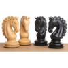 Royal Chess Mall - 4.6" Avant Garde Luxury Staunton Chess Pieces Only Set-Ebony Wood- Triple Weight view 2