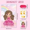 Hooqict Pin The Crown on The Princess Party Games for Kids Girls Princess Birthday Party Decorations Tea Party Favors Supplies, Large Pin The Tail Games Poster with 24 Crown Stickers view 2