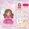 Hooqict Pin The Crown on The Princess Party Games for Kids Girls Princess Birthday Party Decorations Tea Party Favors Supplies, Large Pin The Tail Games Poster with 24 Crown Stickers view 3