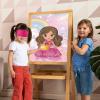 Hooqict Pin The Crown on The Princess Party Games for Kids Girls Princess Birthday Party Decorations Tea Party Favors Supplies, Large Pin The Tail Games Poster with 24 Crown Stickers view 4