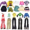 BARWA 6 Sets Doll Clothes and 6 Shoes for 11 inch Monster Girl Doll Aessories Fashion Outfits Casual Tops Pants view 2