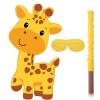 Aoriher Giraffe Piata Safari Piata with Blindfold and Bat Giraffe Birthday Party Supplies Safari Jungle Zoo Animal Party Favors for Birthday Supplies, 16 x 11.3 x 3.2 Inch view 1