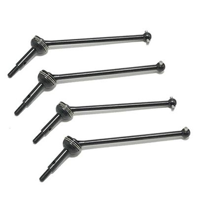 pizarra 4Pcs Steel Front Rear Universal CVD Drive Shaft for 144001 124018 124019 RC Car Upgrade Parts Accessories