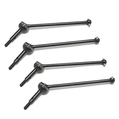 pizarra 4Pcs Steel Front Rear Universal CVD Drive Shaft for 144001 124018 124019 RC Car Upgrade Parts Accessories