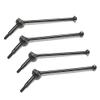 pizarra 4Pcs Steel Front Rear Universal CVD Drive Shaft for 144001 124018 124019 RC Car Upgrade Parts Accessories view 1