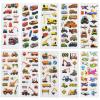 24 Sheets(400+) Car 3D Puffy Stickers for Toddlers Kids, Bulk Preschool Sticker Sheets for Reward, Craft, Scrapbooking view 3
