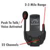 Walker's Razor Walkie Talkie Handsfree Communication Bundle view 3