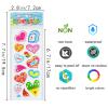 24 Sheets(350+) Heart 3D Puffy Stickers for Toddlers Kids, Bulk Preschool Sticker Sheets for Reward, Craft, Scrapbooking view 3
