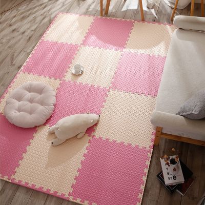 12"X12" Foam Puzzle Mats for Floor 0.4" Thick Foam Crawling Mat Kids Puzzle Playmats, Interlocking Foam Floor Tiles Exercise Mats- Baby Play Mat for Playing,I,40Pcs