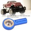 OUKENS 10 Piece RCM2 Ball Joint Aluminum Alloy M2 Tie Rod End Ball Joint Anti-Rust and Corrosion-Resistant Light RC Connecting Rod Ball Joint Bracket, Applicable to RC Automobile RC Robot(Blue) view 4