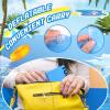 2 Pack Arm Floaties for Adults and Kids, Water Wings Inflatable Arm Swimming Floats Swim Rollup Arm Bands with Inflator Safety Arm Floaties for Swimming Pool Water Sports Party(Blue) view 4