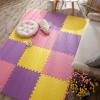 12"X12" Foam Puzzle Mats for Floor 0.4" Thick Foam Crawling Mat Kids Puzzle Playmats, Interlocking Foam Floor Tiles Exercise Mats- Baby Play Mat for Playing,L,40Pcs view 1