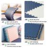 12"X12" Foam Puzzle Mats for Floor 0.4" Thick Foam Crawling Mat Kids Puzzle Playmats, Interlocking Foam Floor Tiles Exercise Mats- Baby Play Mat for Playing,L,40Pcs view 4