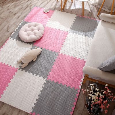 12"X12" Foam Puzzle Mats for Floor 0.4" Thick Foam Crawling Mat Kids Puzzle Playmats, Interlocking Foam Floor Tiles Exercise Mats- Baby Play Mat for Playing,N,40Pcs