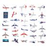 100 Pack Airplane Stickers, Aviation Party Favors,Party Decorations view 3