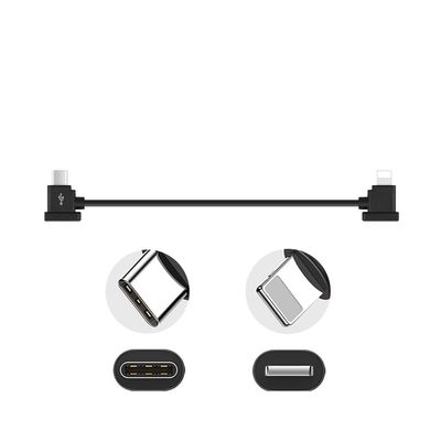 ABZEKH Drone Accessories for DJI Mavic 3/3 Classic/Air 2S for Mini2 Data Cable Drone Control Phone Tablet Connector for DJI Pocket 2 iOS Type-C for Micro-USB (Color : A 15cm iOS)