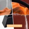 Twohua 3D Sand Art Liquid Motion Moving Sandscapes Flow Sand Painting Quicksand Hourglass Deep Sea Sandscape Sandalier,Office Desk Decor Desk Toys (12'', Orange) view 2
