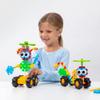 Basic Fun Kid K'NEX | Zoomin' Buddies 20 Model | Kids Craft Set with 48 Pieces | Educational Toys for Kids, Fun and Colourful Building Toys for Boys and Girls, Construction Toys Ages 3 85053 view 3