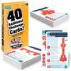 Gamie Challenge Cards for Stacking Cups Game - 40 Additional Cards With Instructions - 20 Medium and 20 High Difficulty for Next Level Fun - Cups Sold Separately view 1
